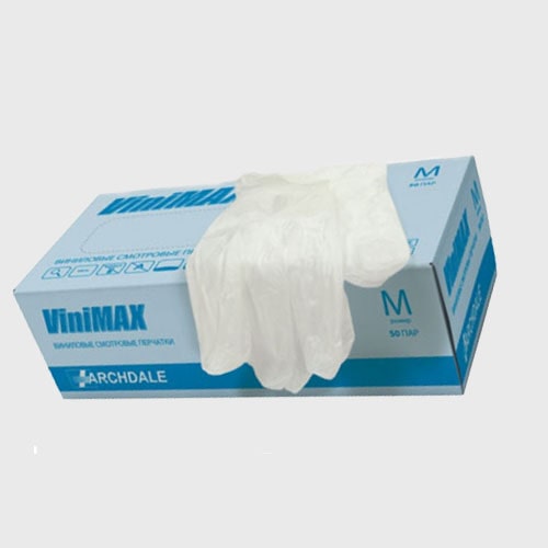 Vinimax перчатки виниловые в упаковке